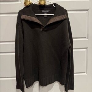 Banana Republic Green Quarter Button Up